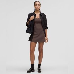 Lululemon Athletica Chocolate Brown Align Dress with Side Pockets NWT